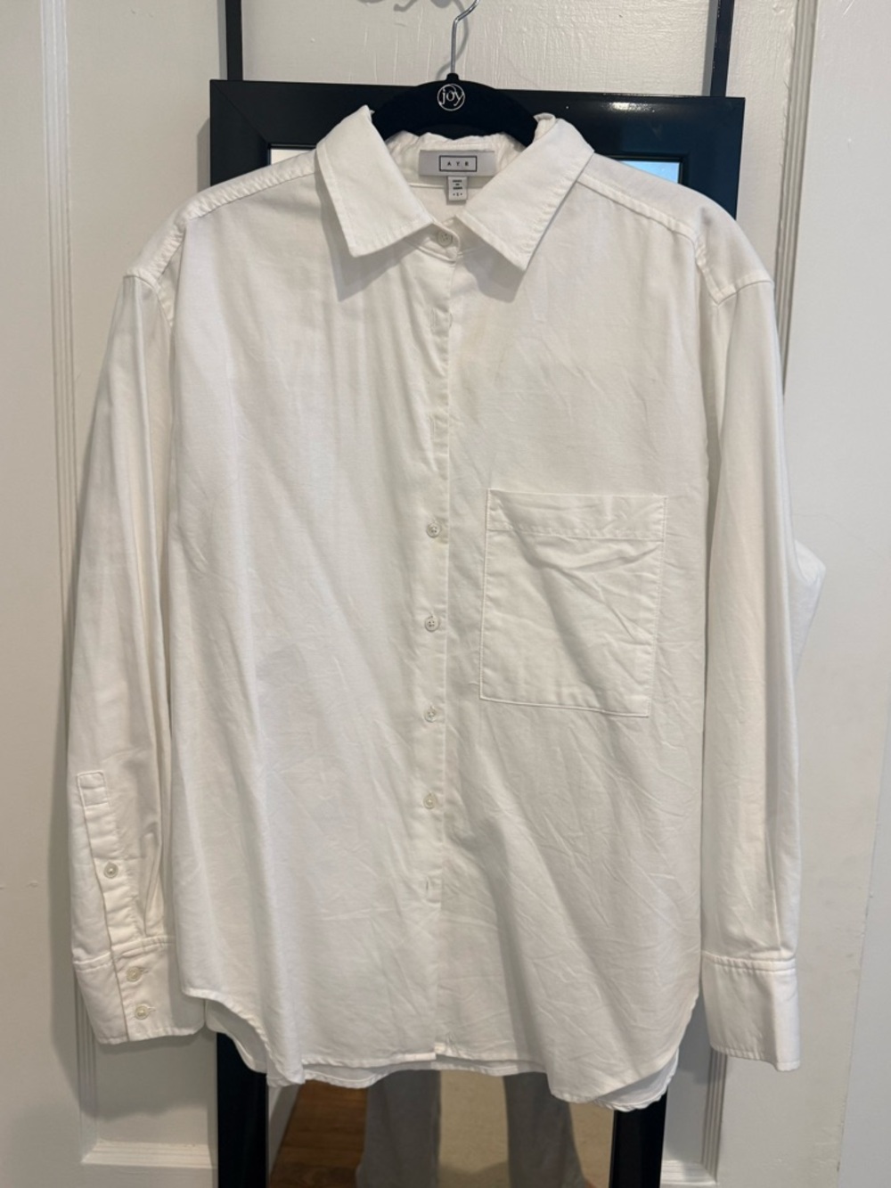 AYR Deep End White Button-Down Shirt